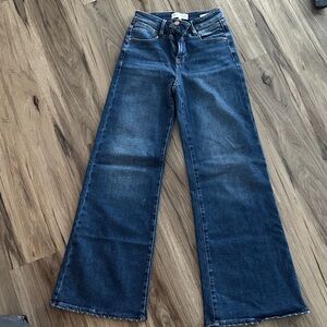 Classic Denim Wide-Leg Jeans